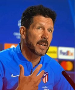 Diego Simeone Coach Paint By Numbers