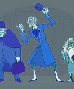 Disney Hitchhiking Ghosts Haunted Mansion Paint By Numbers