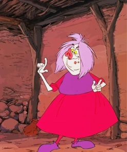 Disney Madam Mim Pig Paint By Numbers