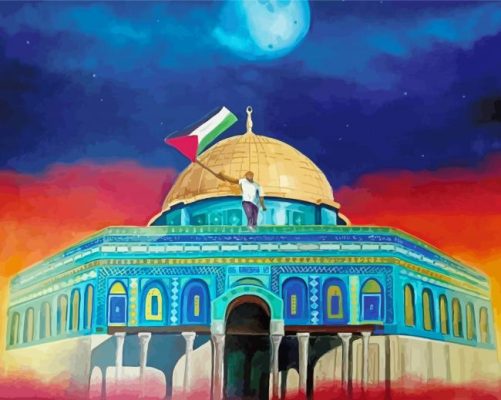 Dome Of The Rock Palestine Paint By Numbers