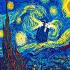 Dr Who Starry Night Paint By Numbers