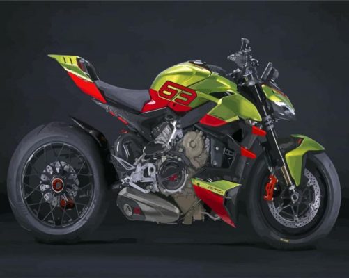 Ducati Streetfighter V4 Lamborghini Paint By Numbers