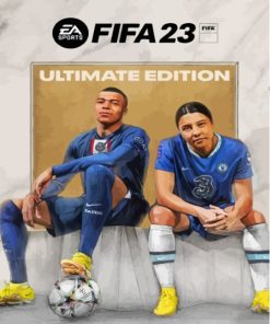 Fifa 23 Game Poster Paint By Numbers