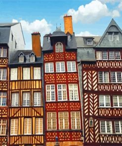 France Rennes Buildings Paint By Numbers