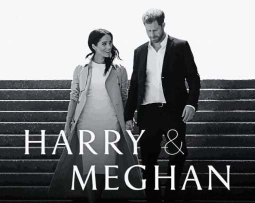 Harry And Meghan Documentary Poster Paint By Numbers