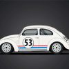 Illustration Herbie Car Paint By Numbers