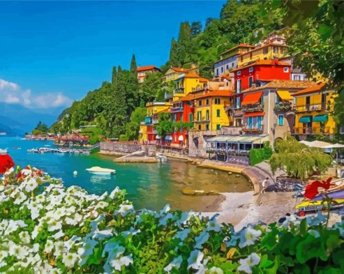 Italy Varenna Paint By Numbers