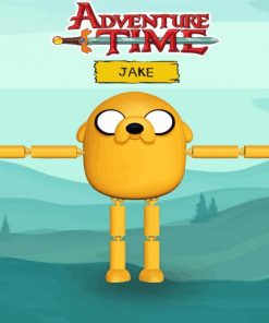 Jake The Dog Adventure Time Animated Movie Paint By Numbers