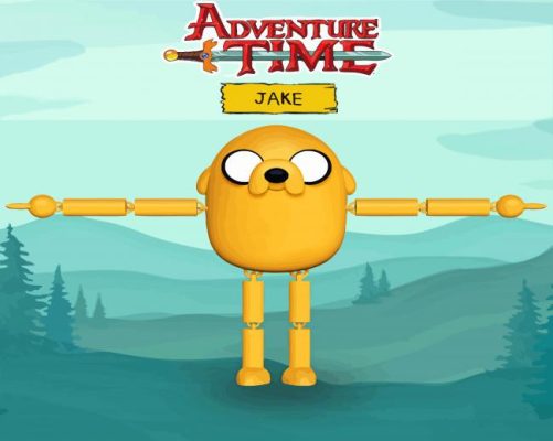 Jake The Dog Adventure Time Animated Movie Paint By Numbers