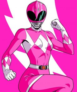 Kimberly Hart Pink Power Rangers Paint By Numbers