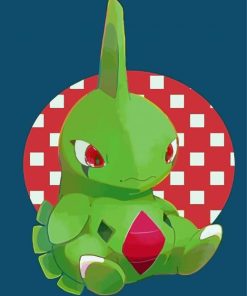 Larvitar Rock Ground Pokemon Paint By Numbers