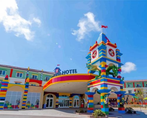 Legoland Hotel Building Paint By Numbers