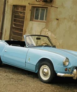 Light Blue Triumph Spitfire Mk3 Car Paint By Numbers