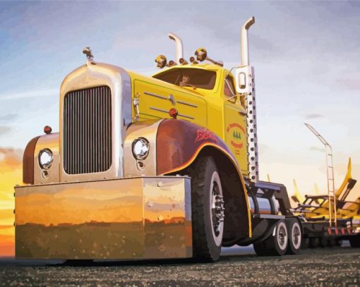 Mack Truck Paint By Numbers