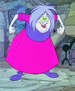 Madam Mim Witch The Sword In The Stone Paint By Numbers