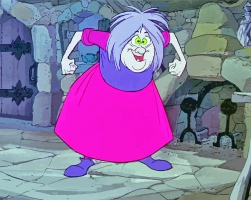 Madam Mim Witch The Sword In The Stone Paint By Numbers