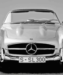 Mercedes Sl 300 Front Paint By Numbers