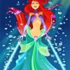 Modern Disney Princess Ariel Mermaid Paint By Numbers