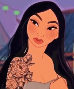 Modern Disney Princess Mulan Paint By Numbers