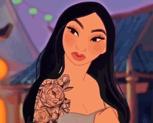 Modern Disney Princess Mulan Paint By Numbers