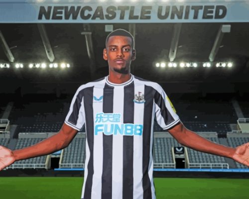 Newcastle United Alexander Isak Player Paint By Numbers