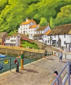 North Devon Lynmouth Paint By Numbers