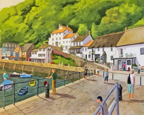 North Devon Lynmouth Paint By Numbers