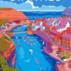 North Yorkshire Staithes Poster Paint By Numbers