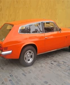 Orange Reliant Scimitar Car Paint By Numbers