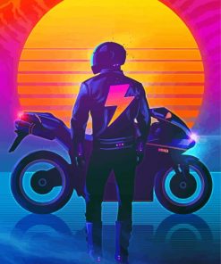 Outrun Game Paint By Numbers