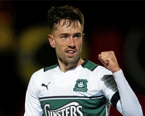 Plymouth Argyle Ryan Hardie Paint By Numbers