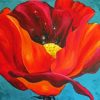 Red Poppy Georgia Okeefe Paint By Numbers