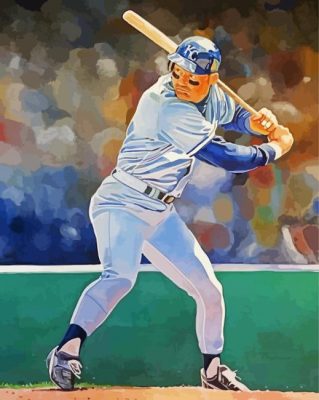 Royals Baseball Paint By Numbers