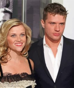 Ryan Phillippe And His Wife Paint By Numbers