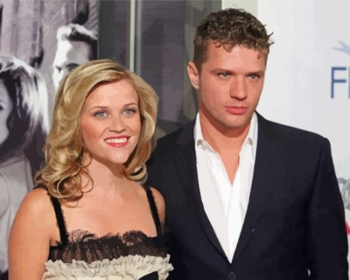 Ryan Phillippe And His Wife Paint By Numbers