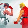 Ryu And Ken Paint By Numbers