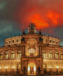 Semperoper Dresden Germany Paint By Numbers