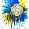 Splatter Death Star Space Paint By Numbers