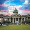 Sunset At Kazan Cathedral Paint By Numbers