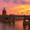 Sunset Pont Saint Pierre Toulouse Paint By Numbers