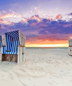 Sylt Beach Chairs Paint By Numbers