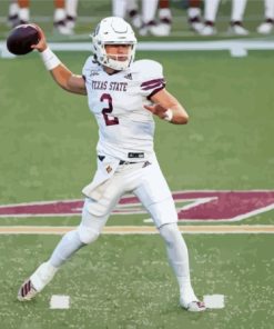 Texas State Bobcats Team Player Paint By Numbers