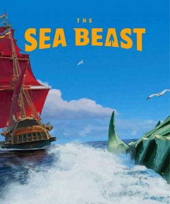 The Sea Beast Film Poster Paint By Numbers