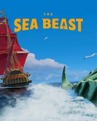 The Sea Beast Film Poster Paint By Numbers