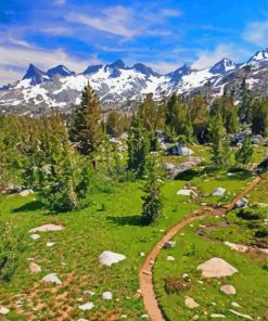 The Pacific Crest Trail Paint By Numbers