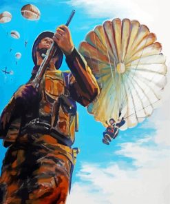 The Paratrooper Paint By Numbers