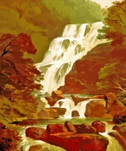 Torc Waterfall Ireland Paint By Numbers