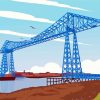 Transporter Bridge Paint By Numbers