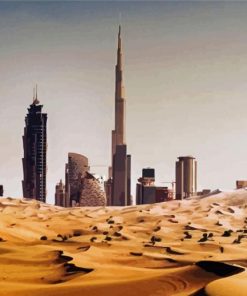 UAE Dubai Desert Paint By Numbers