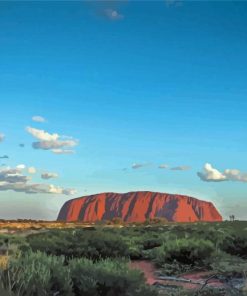 Uluru Australian Outback Landscape Paint By Numbers